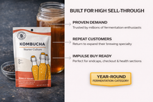 Load image into Gallery viewer, Kombucha Starter Culture Bundle with Merchandising Kit
