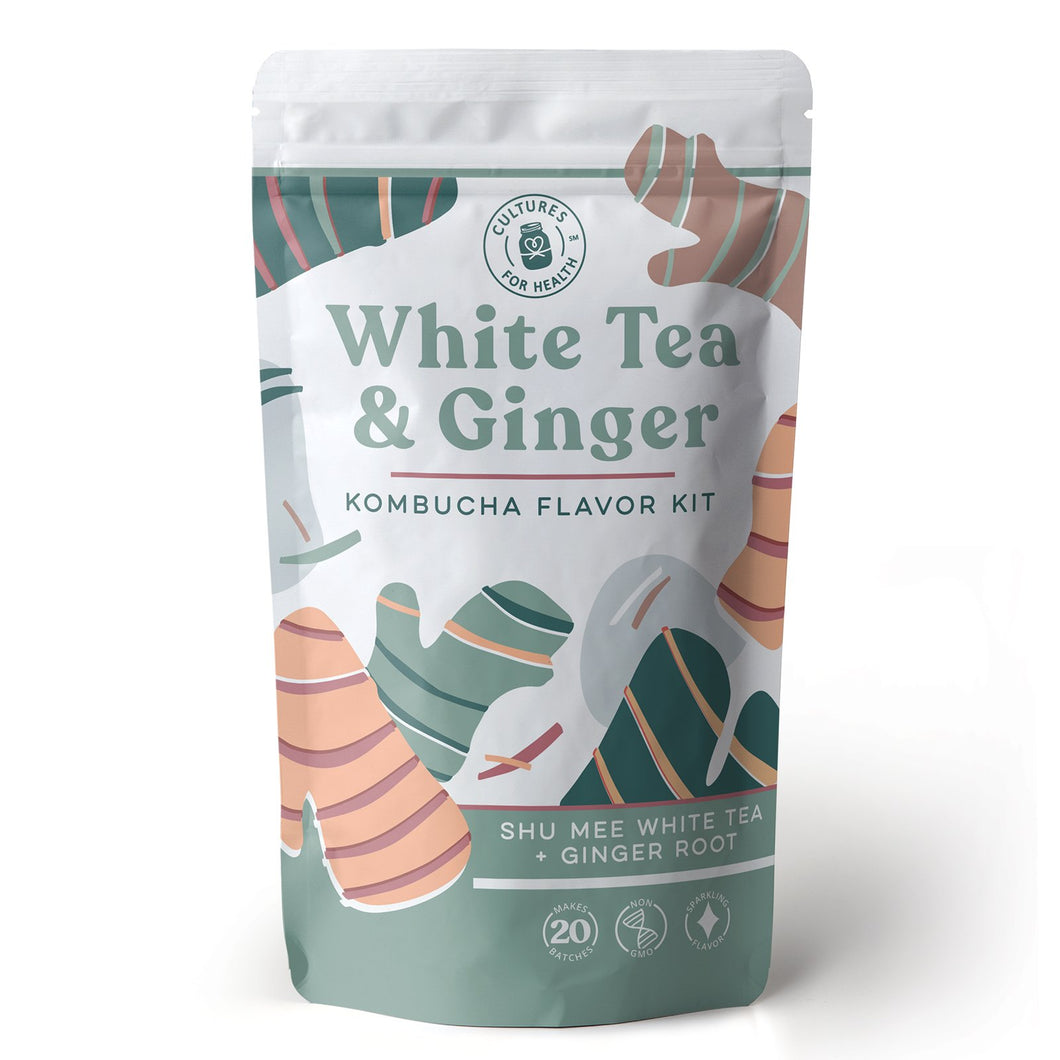 White Tea & Ginger Kombucha Flavor Kit - Single Unit