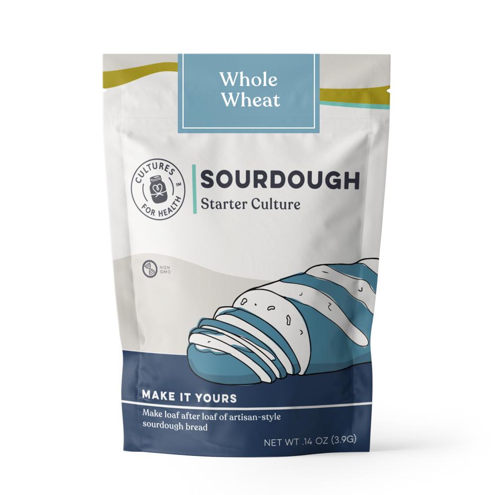 [4-4S] Whole Wheat Sourdough Starter - Single Unit