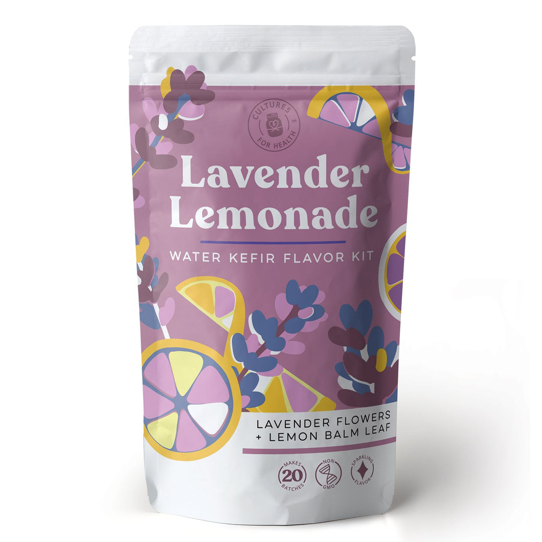 Sparkling Lavender Lemonade Water Kefir Flavor Kit - Single Unit