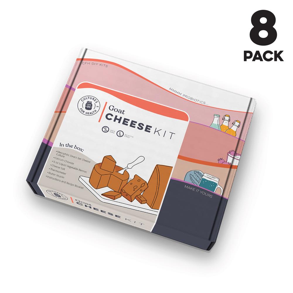 [5-10C] Goat Cheese Cheesemaking Kit, Case (8 units)