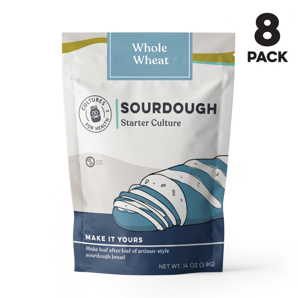 [4-4C] Whole Wheat Sourdough Starter Culture, Case (8 units)